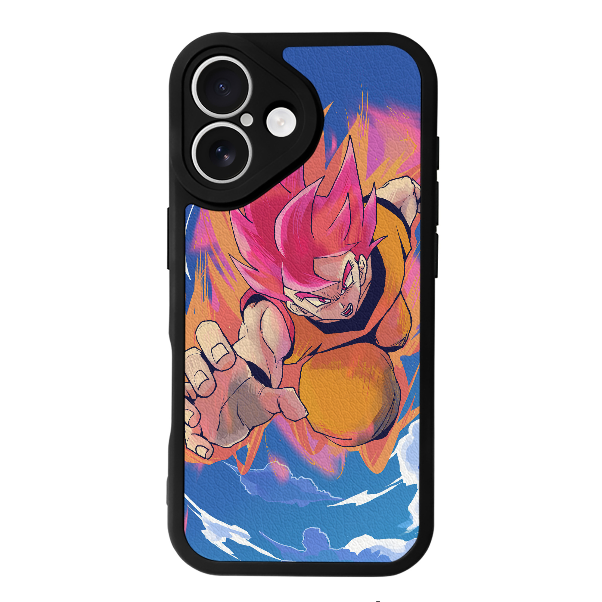 （画像用） ドラゴンボール DRAGON BALL 【iPhone 16シリーズ対応】シリコンスマホケース（レザー調） 材質：シリコン